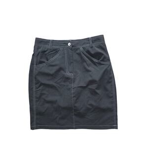 Birdee Sport Skort Womens 4 Blue A Line Pockets Stretch Tennis Golf Activewear